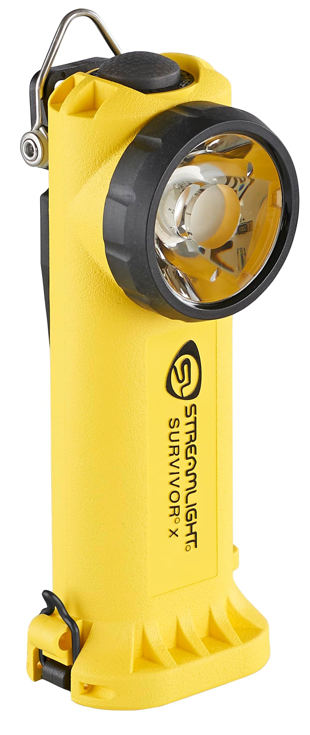 Streamlight 90962 Survivor X 250-Lumen Right-Angle Firefighters Flashlight with Charger and Charging System Yellow