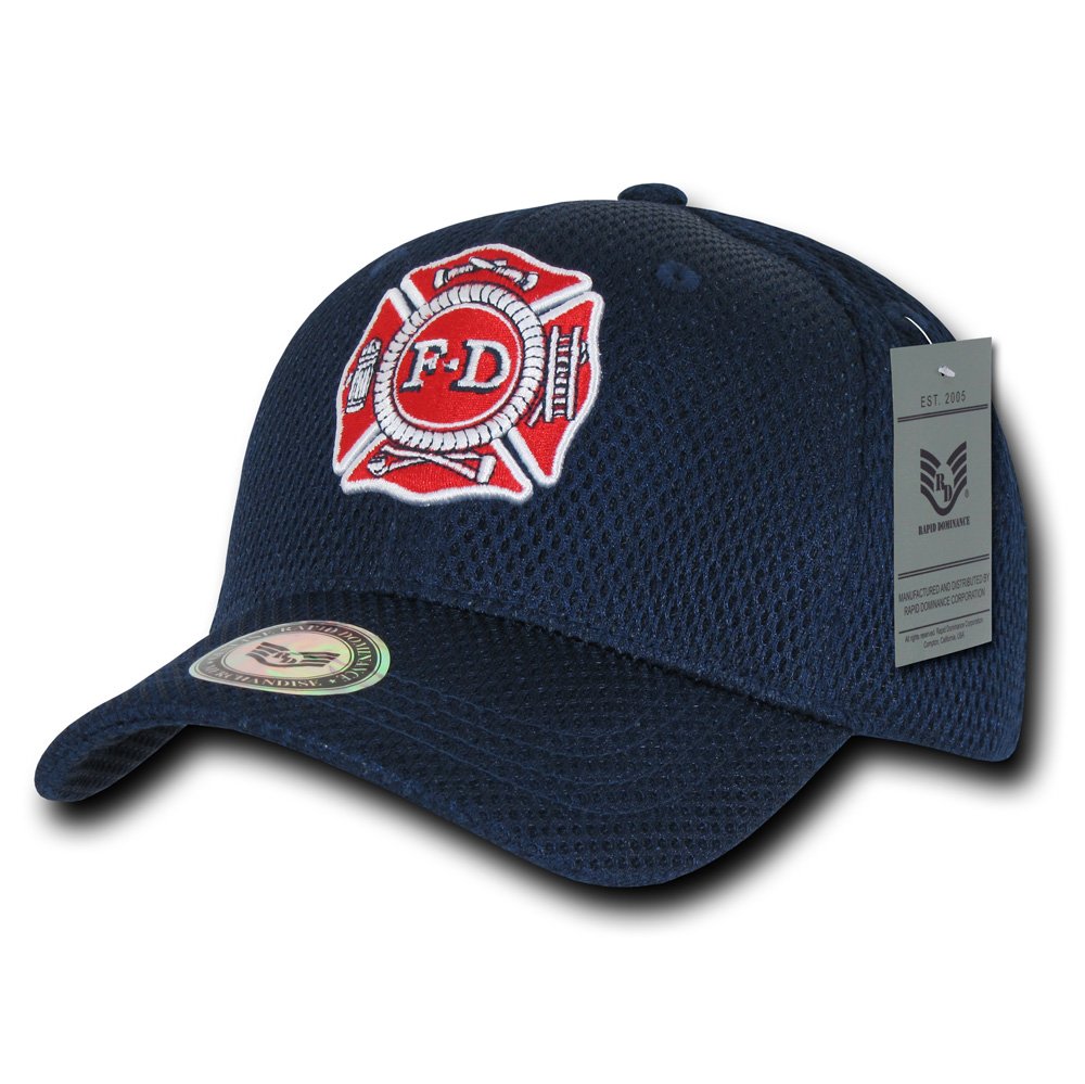 Rapiddominance Fire Department Air Mesh Public Safety Cap