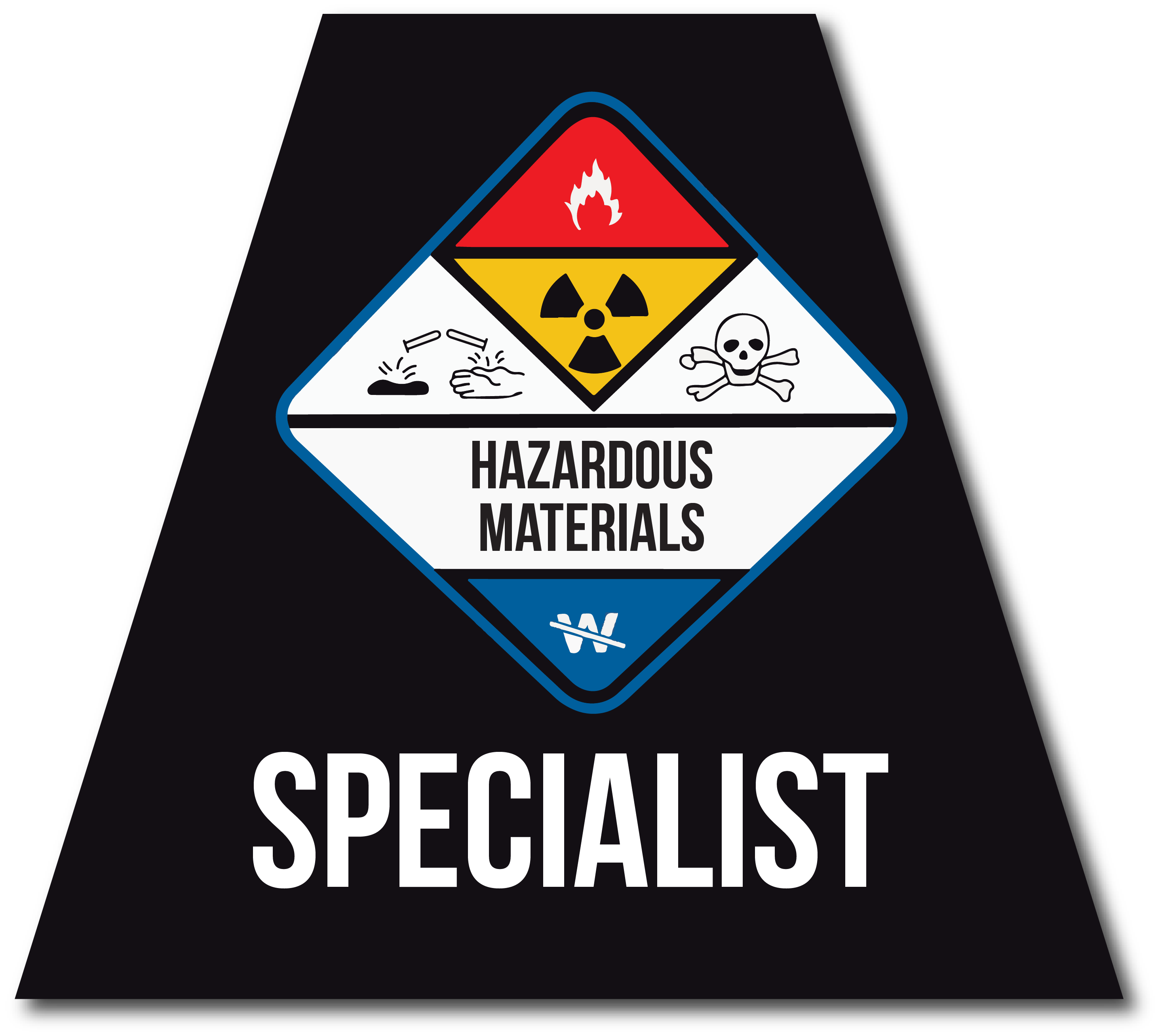 HAZMAT SPECIALIST REFLECTIVE HELMET (TET) TETRAHEDRON