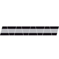 BLACK/SILVER TRIPLE STRIPE REFLECTIVE HELMET (TET) TETRAHEDRON 8 PACK