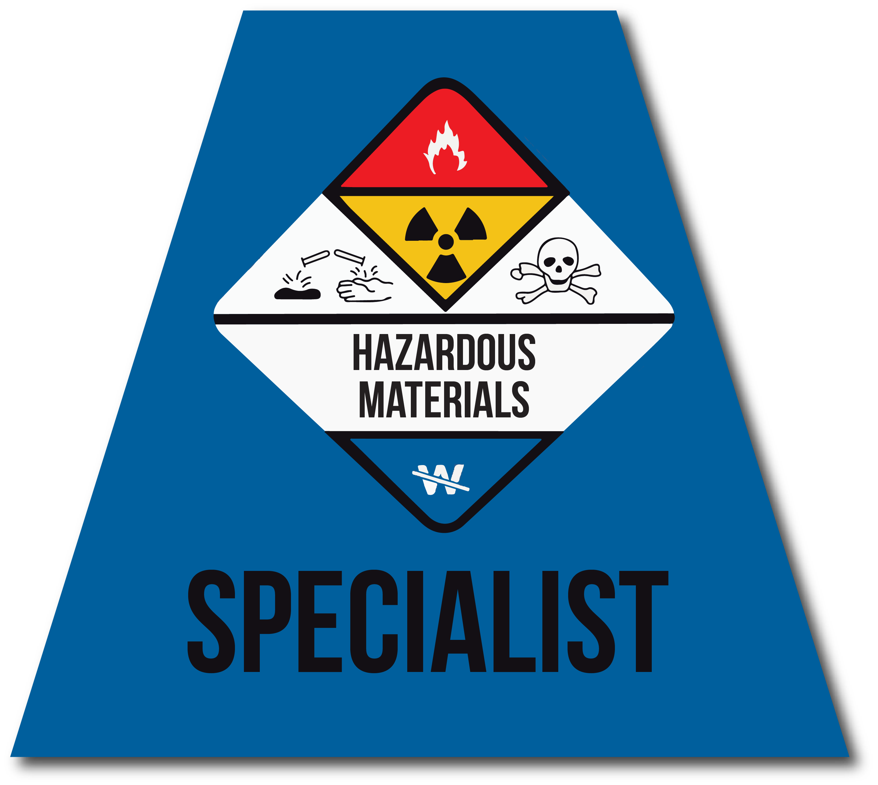 HAZMAT SPECIALIST REFLECTIVE HELMET (TET) TETRAHEDRON