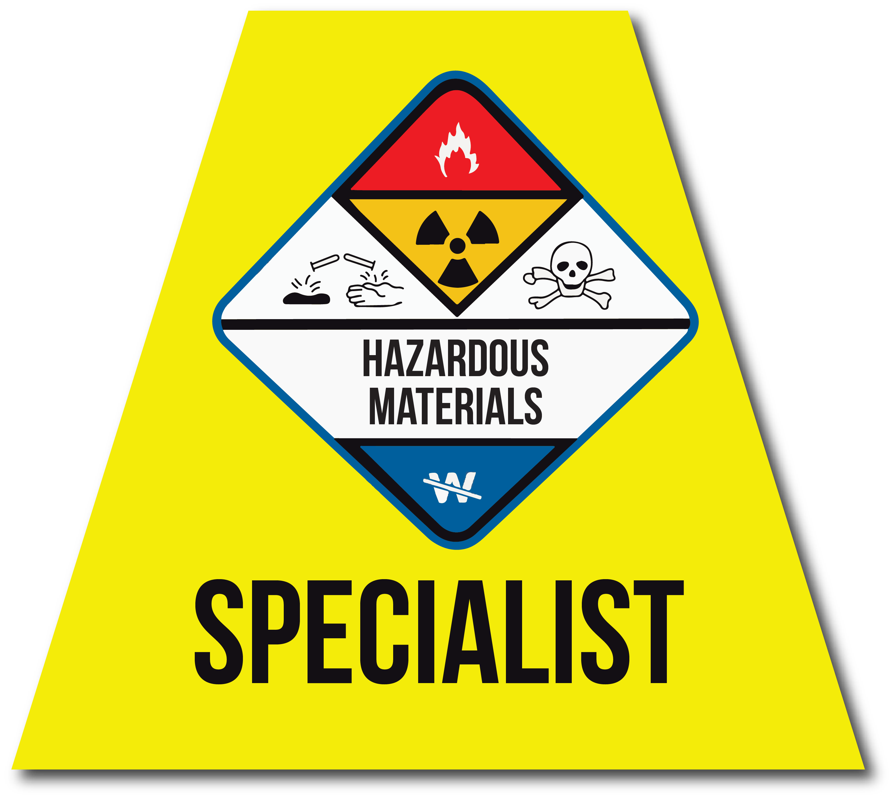 HAZMAT SPECIALIST REFLECTIVE HELMET (TET) TETRAHEDRON
