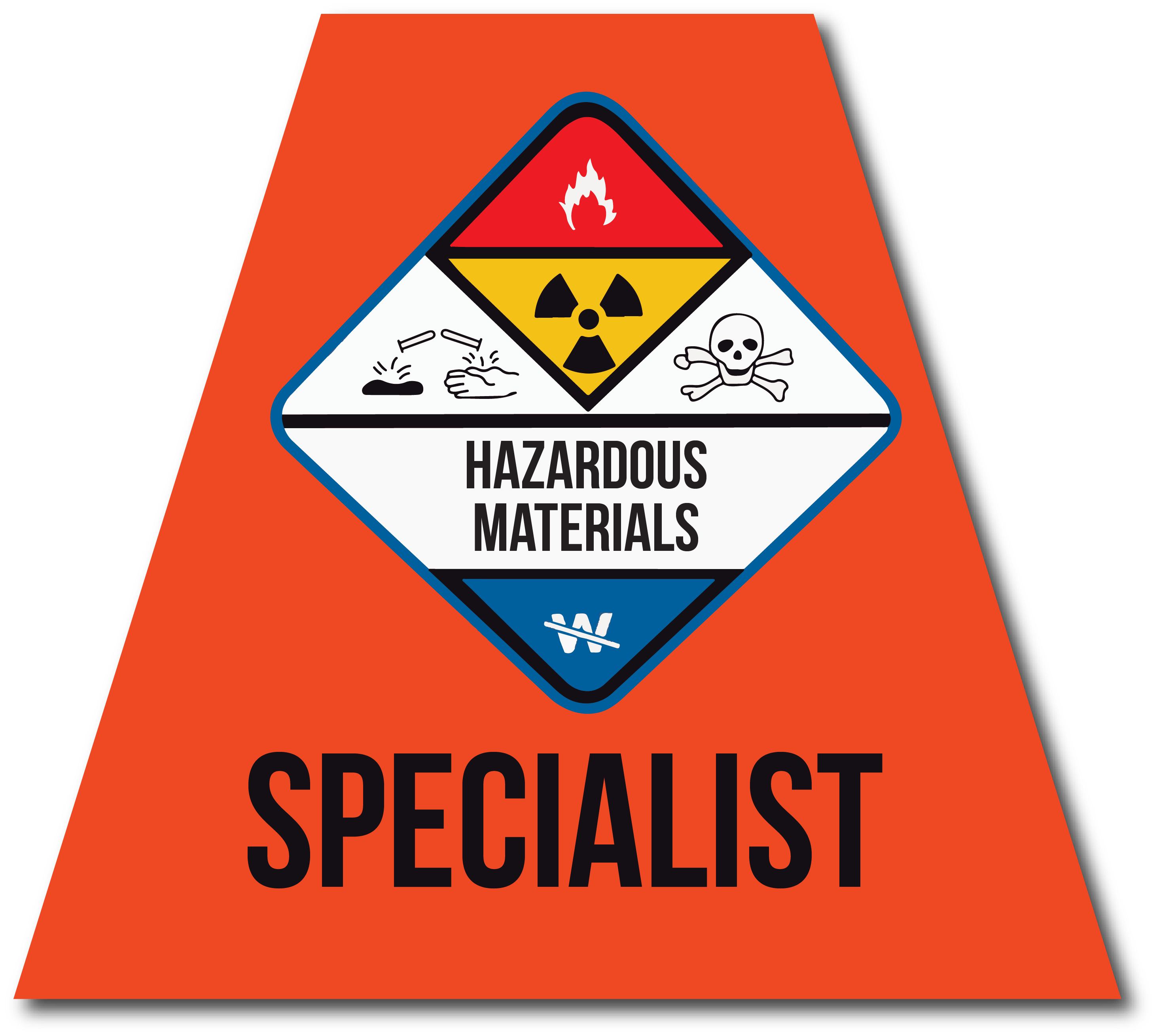 HAZMAT SPECIALIST REFLECTIVE HELMET (TET) TETRAHEDRON