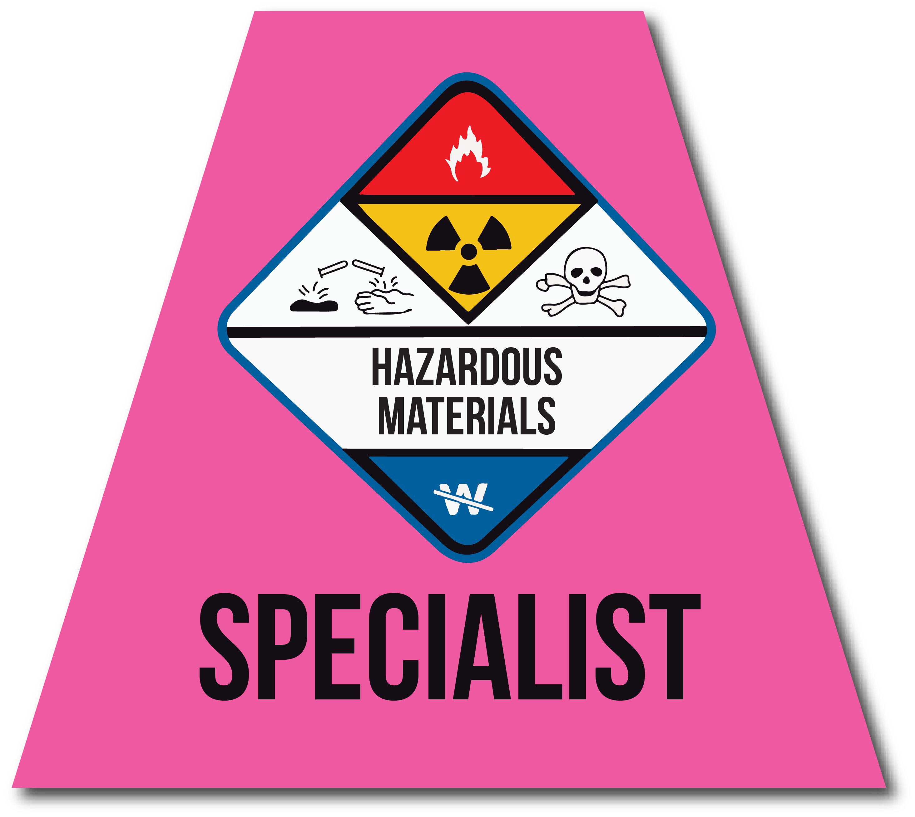 HAZMAT SPECIALIST REFLECTIVE HELMET (TET) TETRAHEDRON