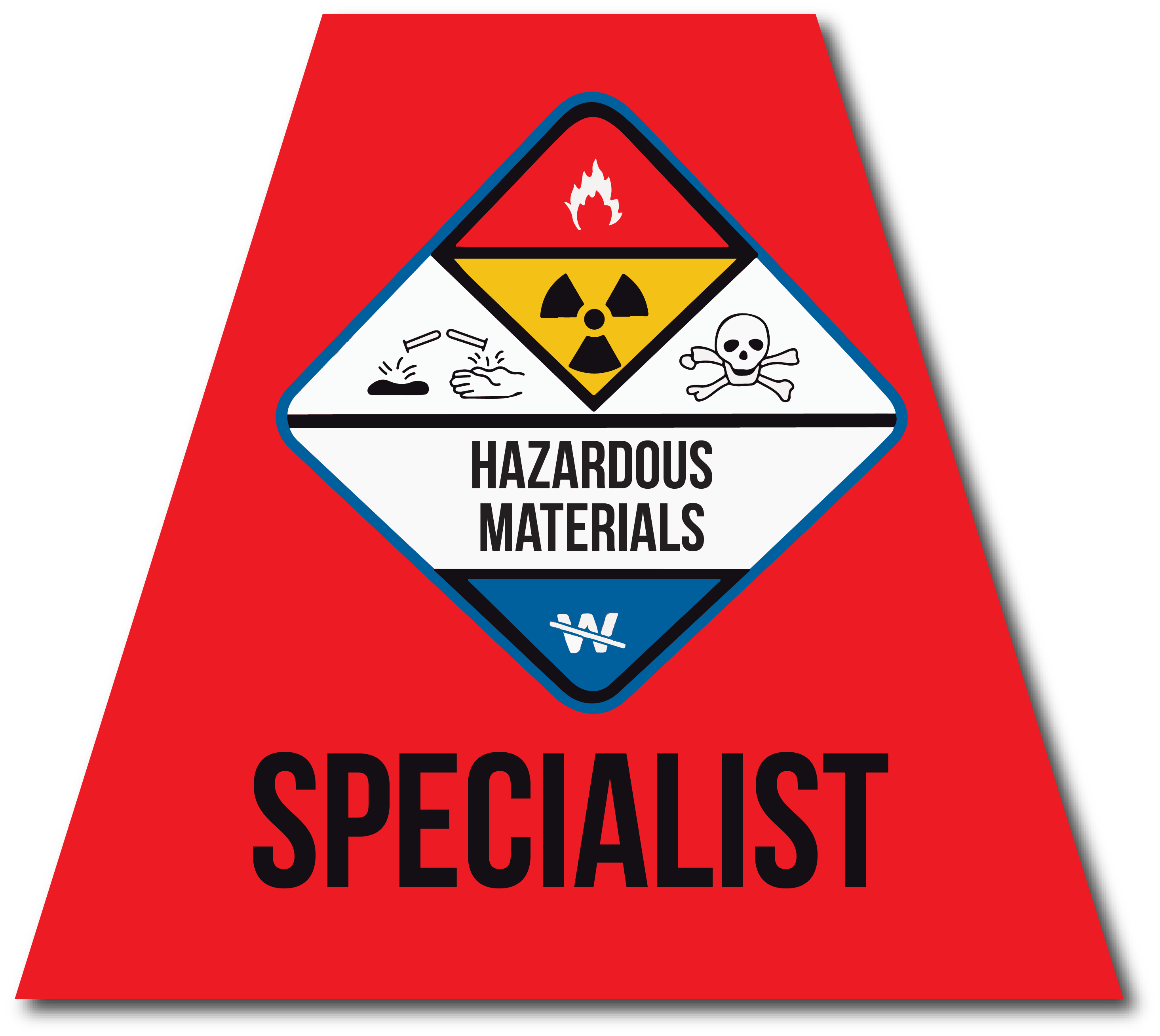 HAZMAT SPECIALIST REFLECTIVE HELMET (TET) TETRAHEDRON