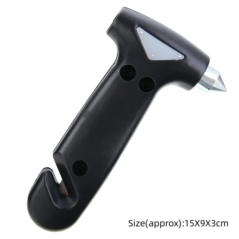 Mini Emergency Car Hammer | Safety Escape Tool with Seatbelt Cutter and Window Breaker