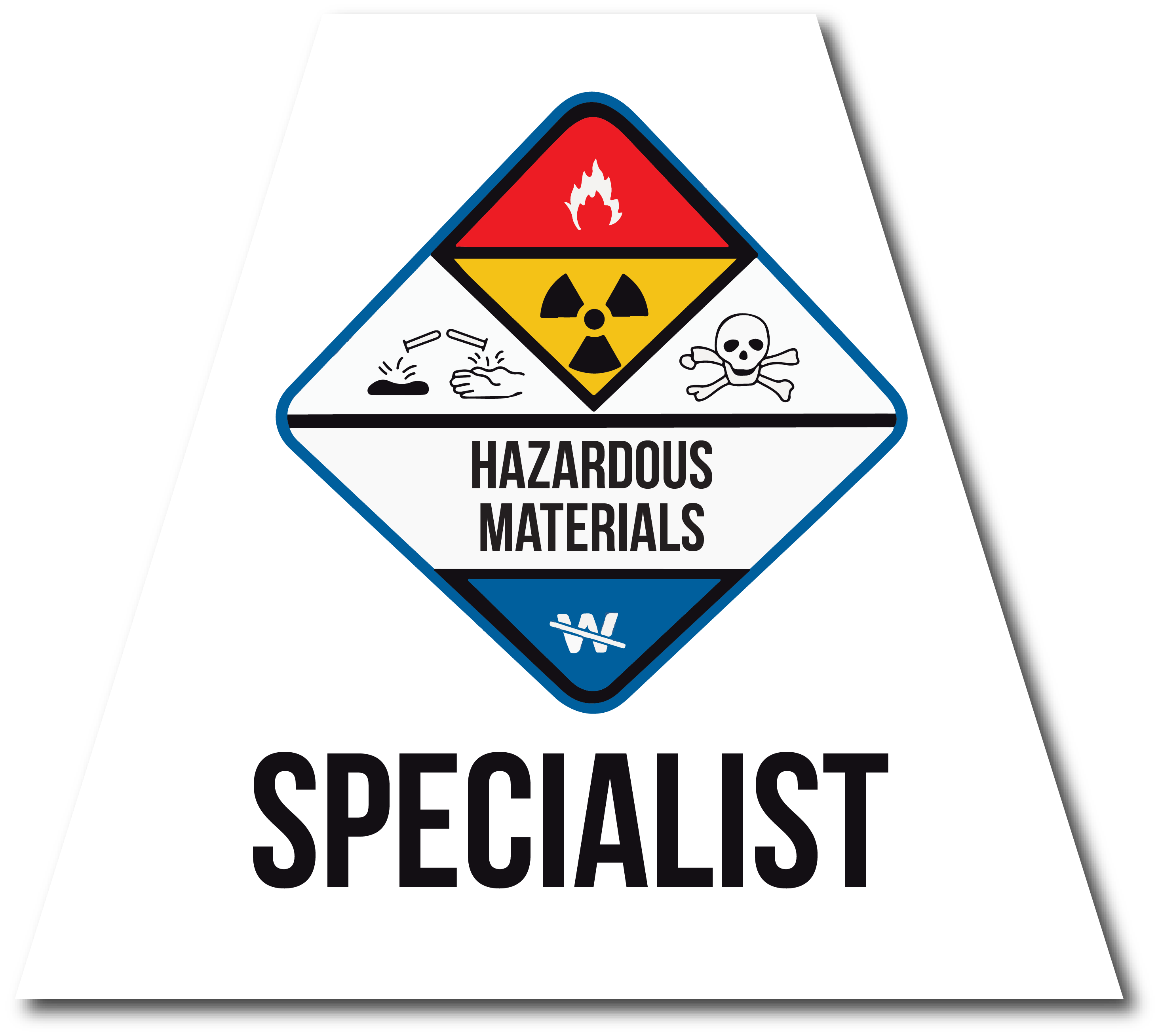 HAZMAT SPECIALIST REFLECTIVE HELMET (TET) TETRAHEDRON