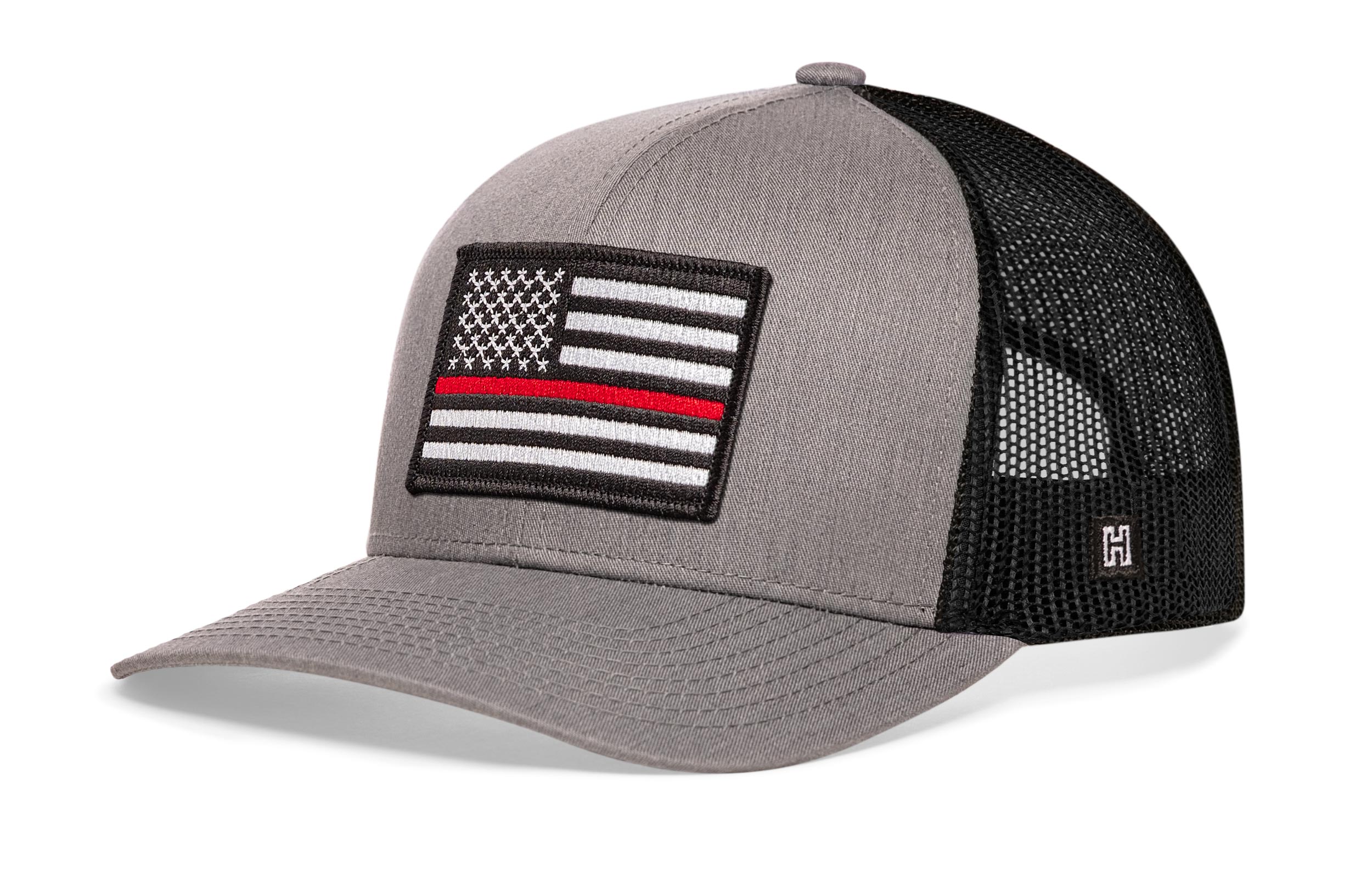 Thin Red Line Trucker Hat  |  Fire Snapback